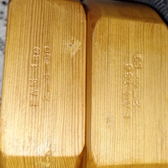 Vintage Carved Oak Candle Stick Holders - Picture 4 of 6